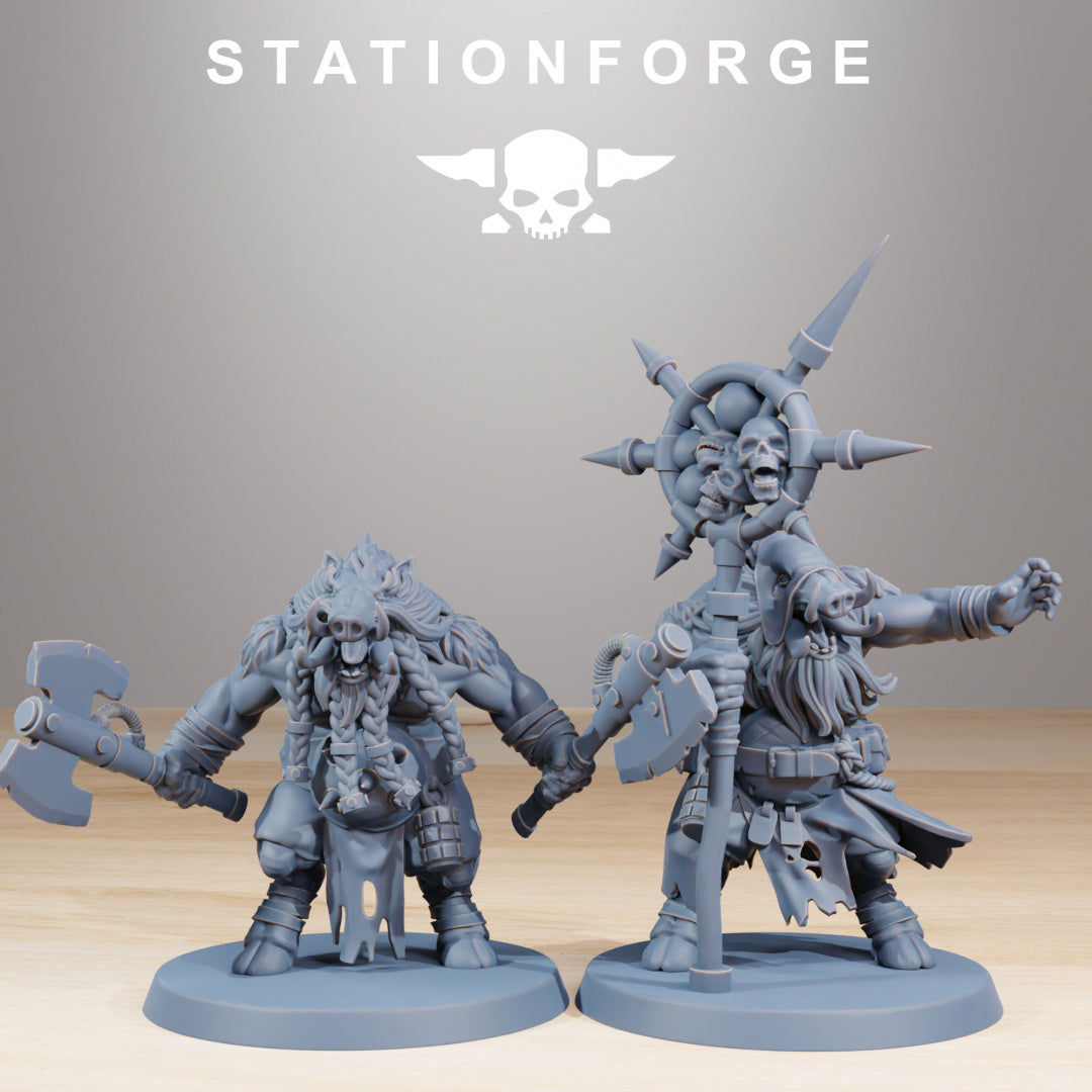 Corrupted Beasts - Compatible with Warhammer 40K - by Station Forge - Tabletop RPG Miniature - Roleplaying 3D Printed Fantasy Mini