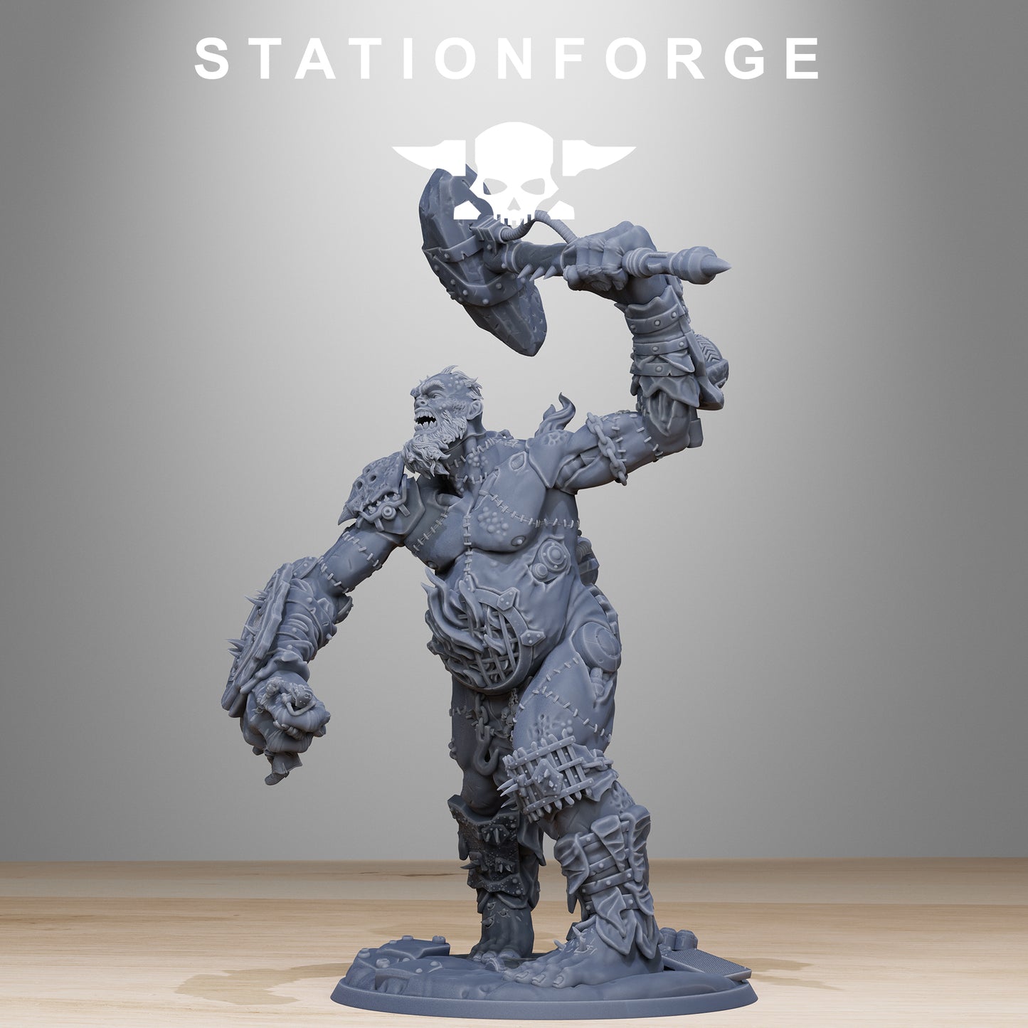 Corrupted Giant - Compatible with Warhammer 40K - by Station Forge - Tabletop RPG Miniature - Roleplaying 3D Printed Fantasy Mini