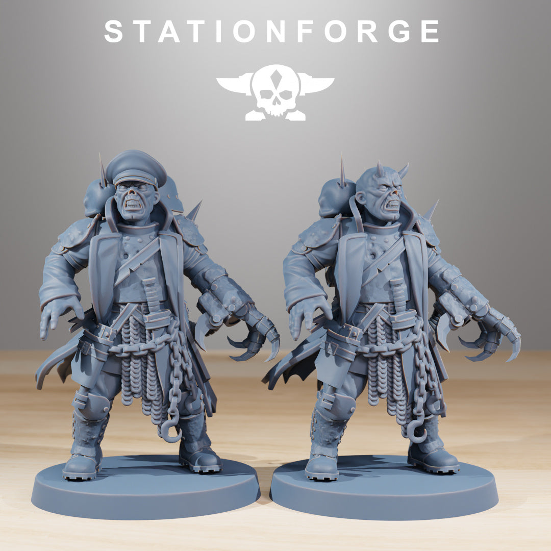 Corrupted Guard - Compatible with Warhammer 40K - by Station Forge - Tabletop RPG Miniature - Roleplaying 3D Printed Fantasy Mini