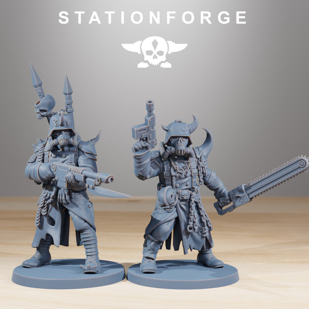 Corrupted Guard - Compatible with Warhammer 40K - by Station Forge - Tabletop RPG Miniature - Roleplaying 3D Printed Fantasy Mini