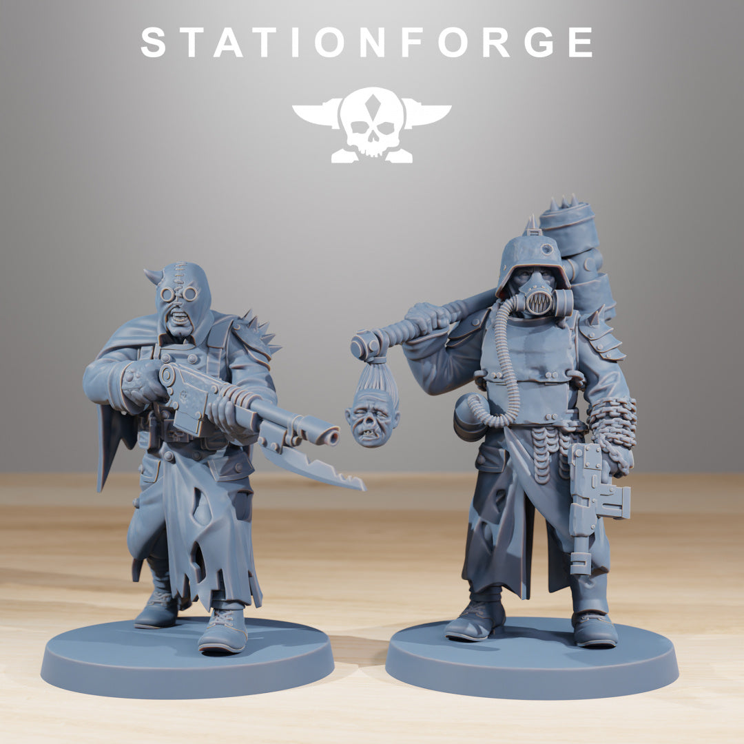 Corrupted Guard - Compatible with Warhammer 40K - by Station Forge - Tabletop RPG Miniature - Roleplaying 3D Printed Fantasy Mini