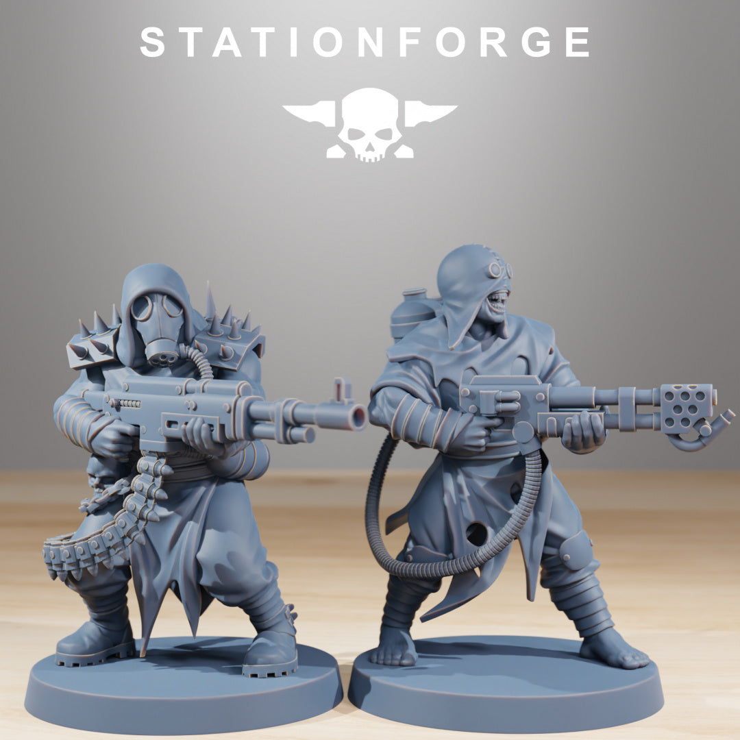 Corrupted Guard Nomads - Compatible with Warhammer 40K - by Station Forge - Tabletop RPG Miniature - Roleplaying 3D Printed Fantasy Mini