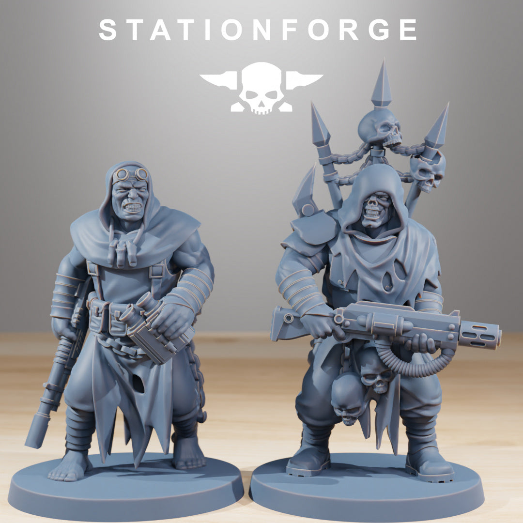 Corrupted Guard Nomads - Compatible with Warhammer 40K - by Station Forge - Tabletop RPG Miniature - Roleplaying 3D Printed Fantasy Mini