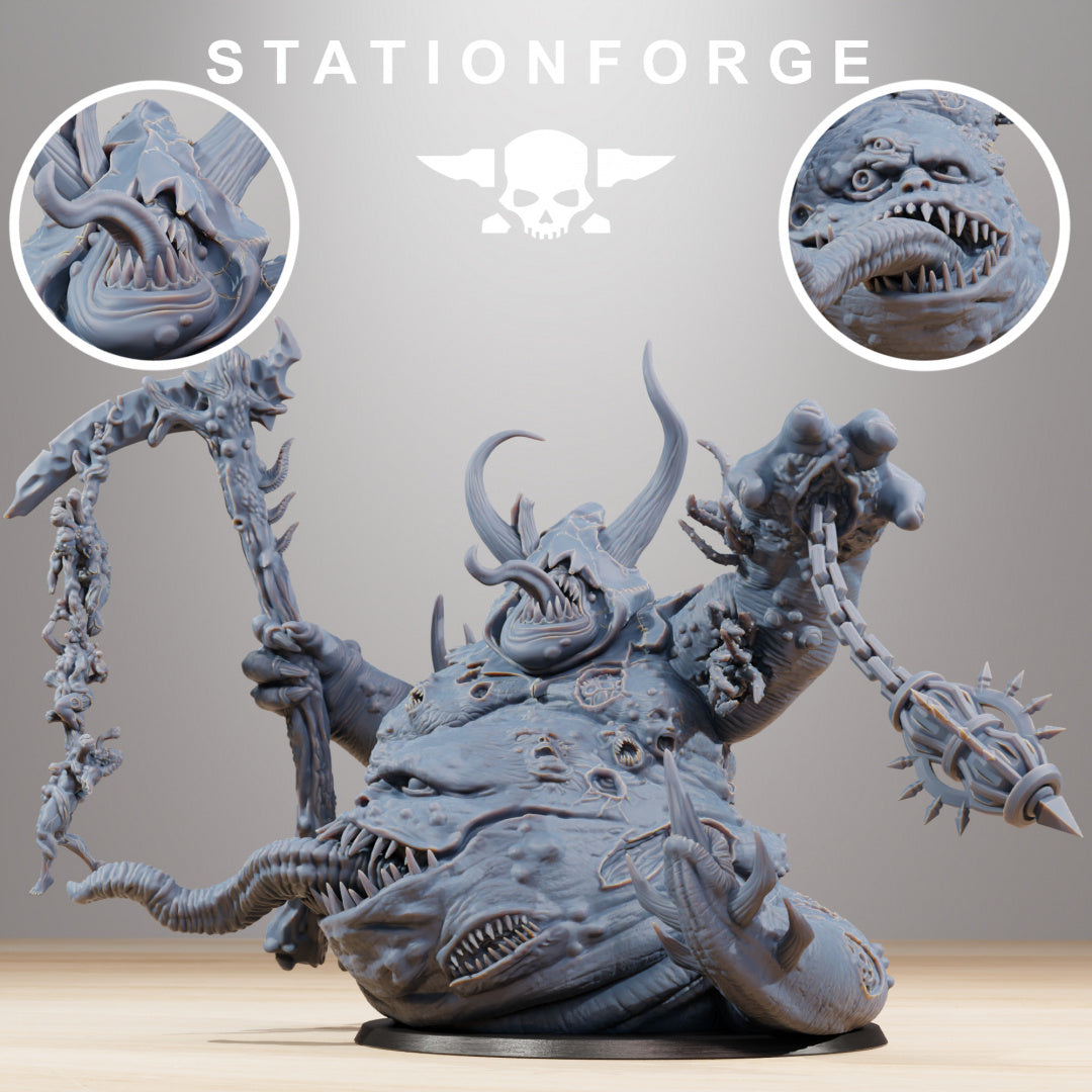 Corrupted Guard Sporeus - Compatible with Warhammer 40K - by Station Forge - Tabletop RPG Miniature - Roleplaying 3D Printed Fantasy Mini