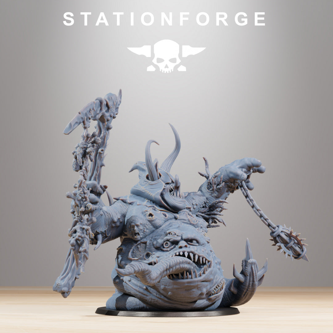 Corrupted Guard Sporeus - Compatible with Warhammer 40K - by Station Forge - Tabletop RPG Miniature - Roleplaying 3D Printed Fantasy Mini