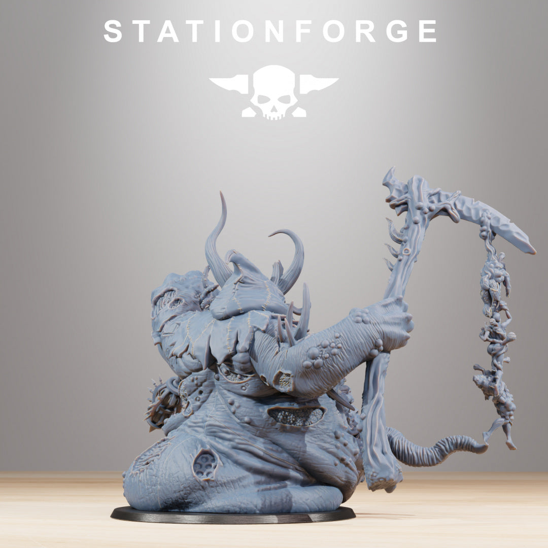 Corrupted Guard Sporeus - Compatible with Warhammer 40K - by Station Forge - Tabletop RPG Miniature - Roleplaying 3D Printed Fantasy Mini