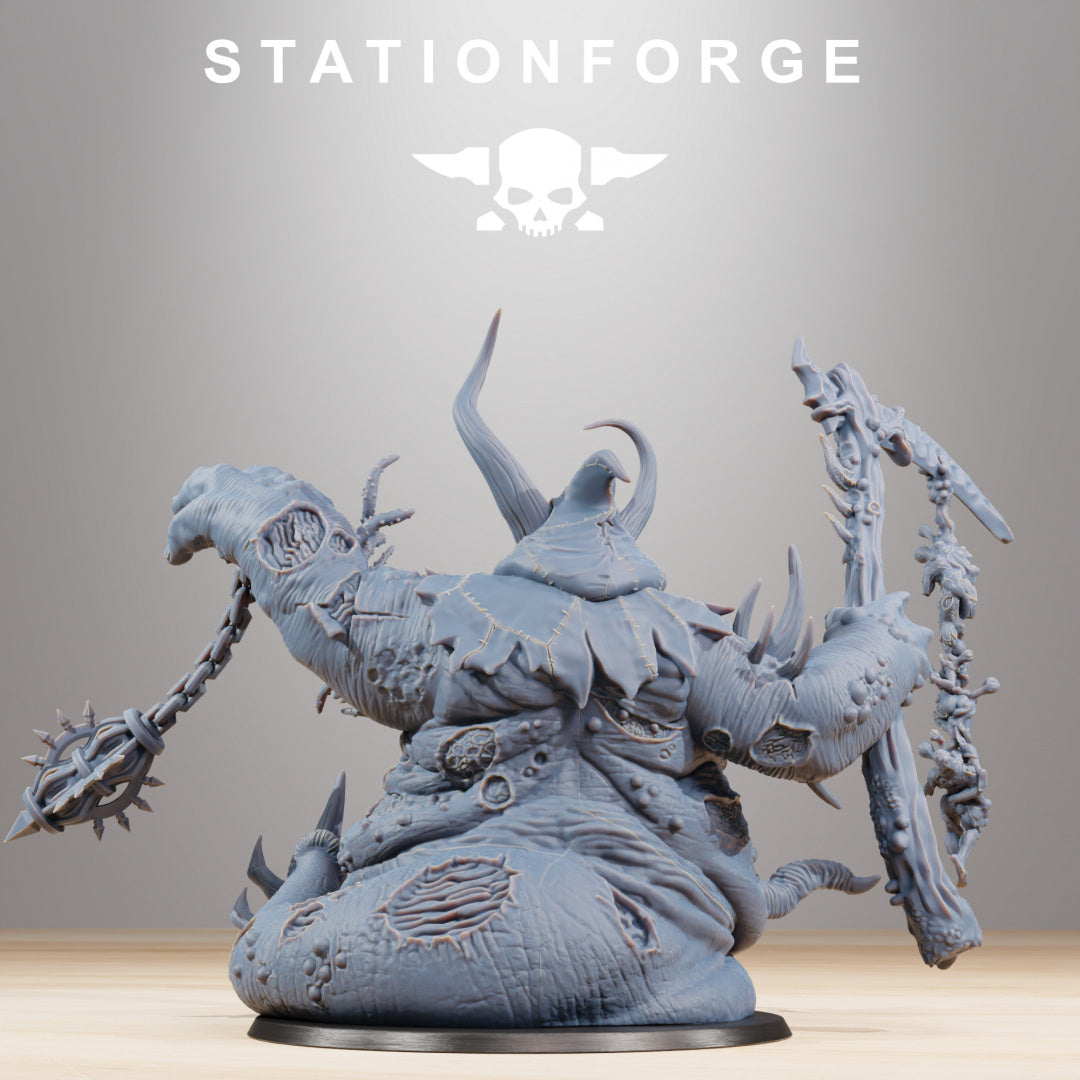 Corrupted Guard Sporeus - Compatible with Warhammer 40K - by Station Forge - Tabletop RPG Miniature - Roleplaying 3D Printed Fantasy Mini