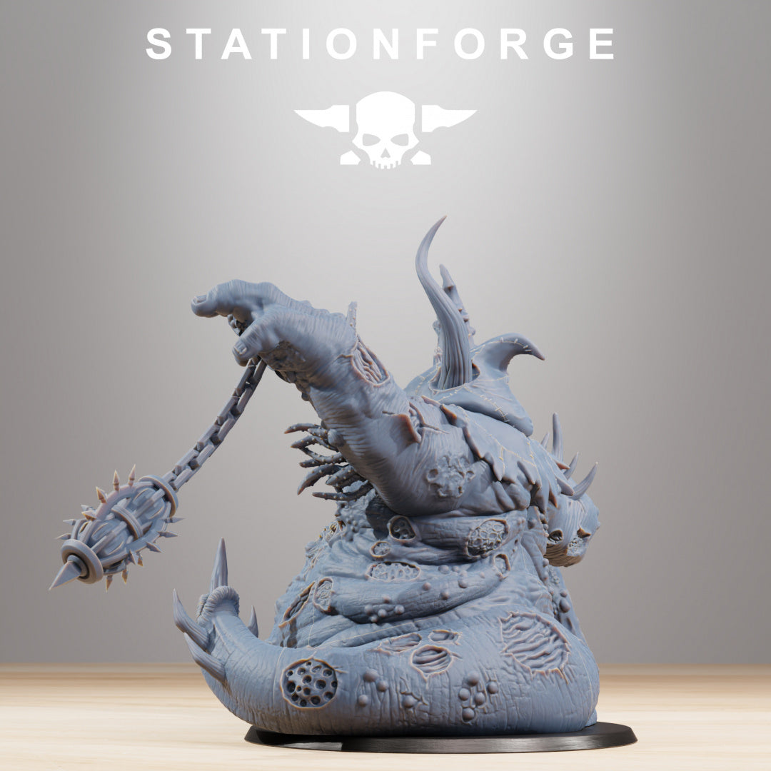 Corrupted Guard Sporeus - Compatible with Warhammer 40K - by Station Forge - Tabletop RPG Miniature - Roleplaying 3D Printed Fantasy Mini