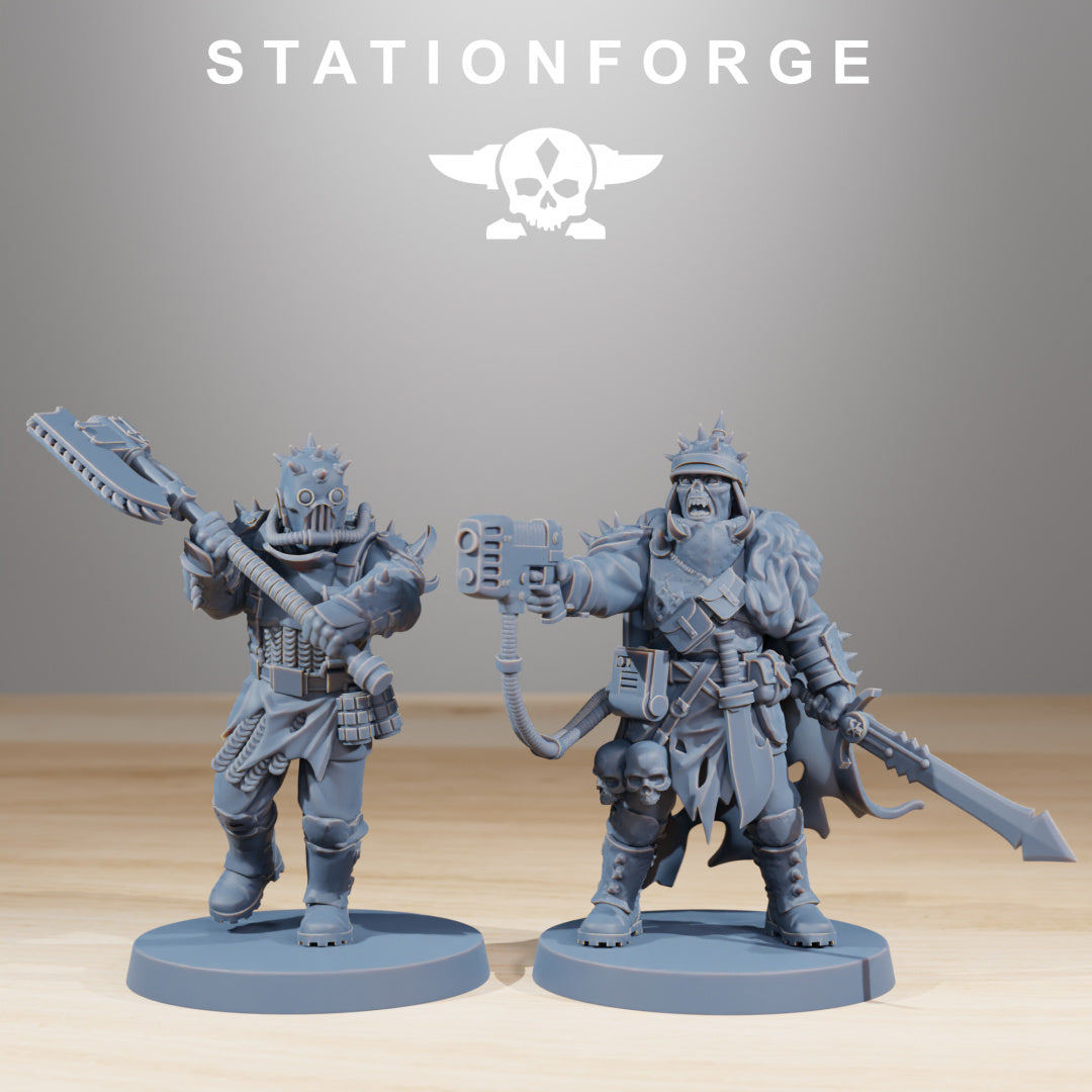 Corrupted Guard The Forsaken - Compatible with Warhammer 40K - by Station Forge - Tabletop RPG Miniature - Roleplaying 3D Printed Fantasy Mini