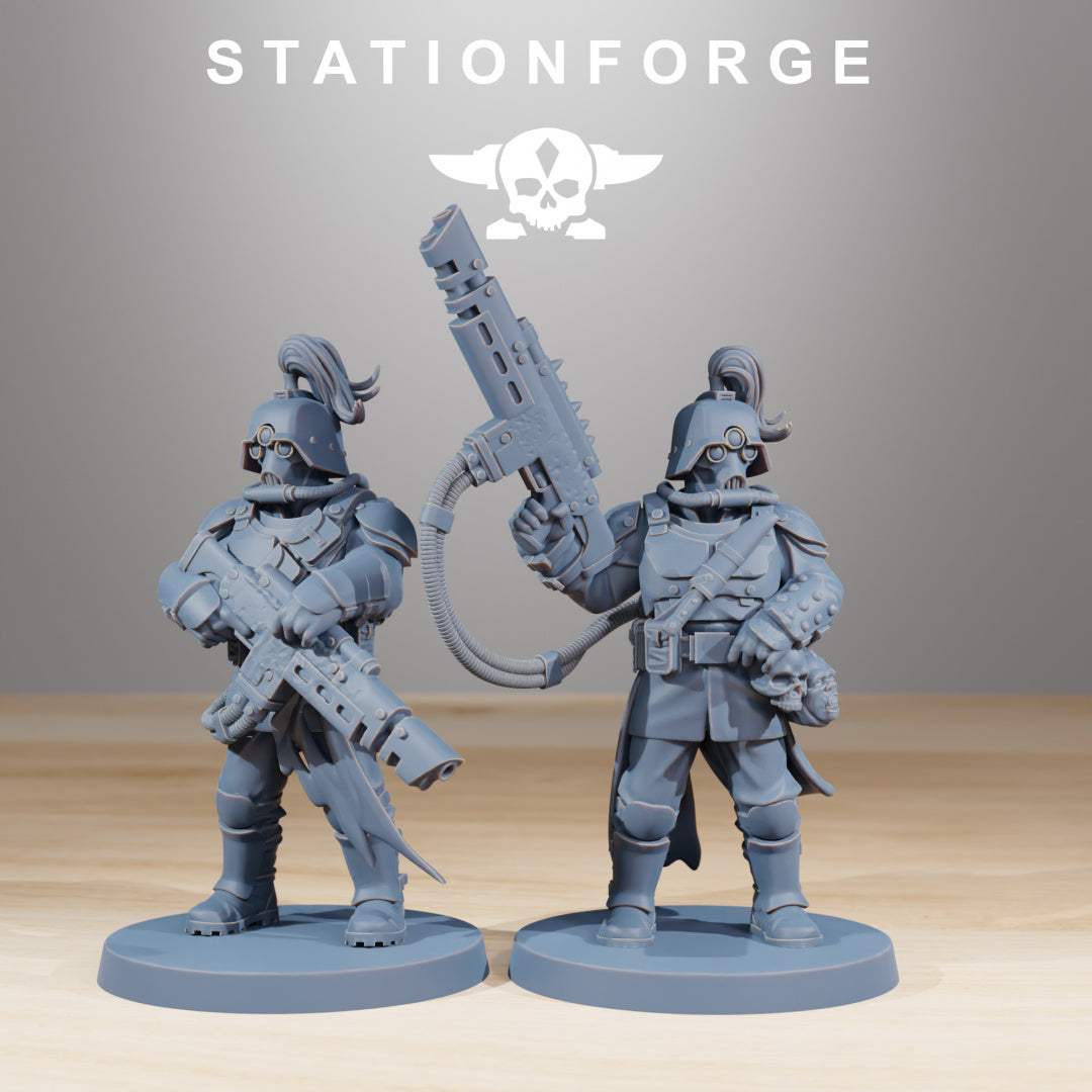 Corrupted Guard The Forsaken - Compatible with Warhammer 40K - by Station Forge - Tabletop RPG Miniature - Roleplaying 3D Printed Fantasy Mini