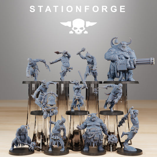 Corrupted Guard Walkers - Compatible with Warhammer 40K - by Station Forge - Tabletop RPG Miniature - Roleplaying 3D Printed Fantasy Mini