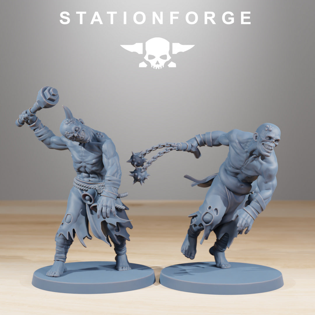 Corrupted Guard Walkers - Compatible with Warhammer 40K - by Station Forge - Tabletop RPG Miniature - Roleplaying 3D Printed Fantasy Mini