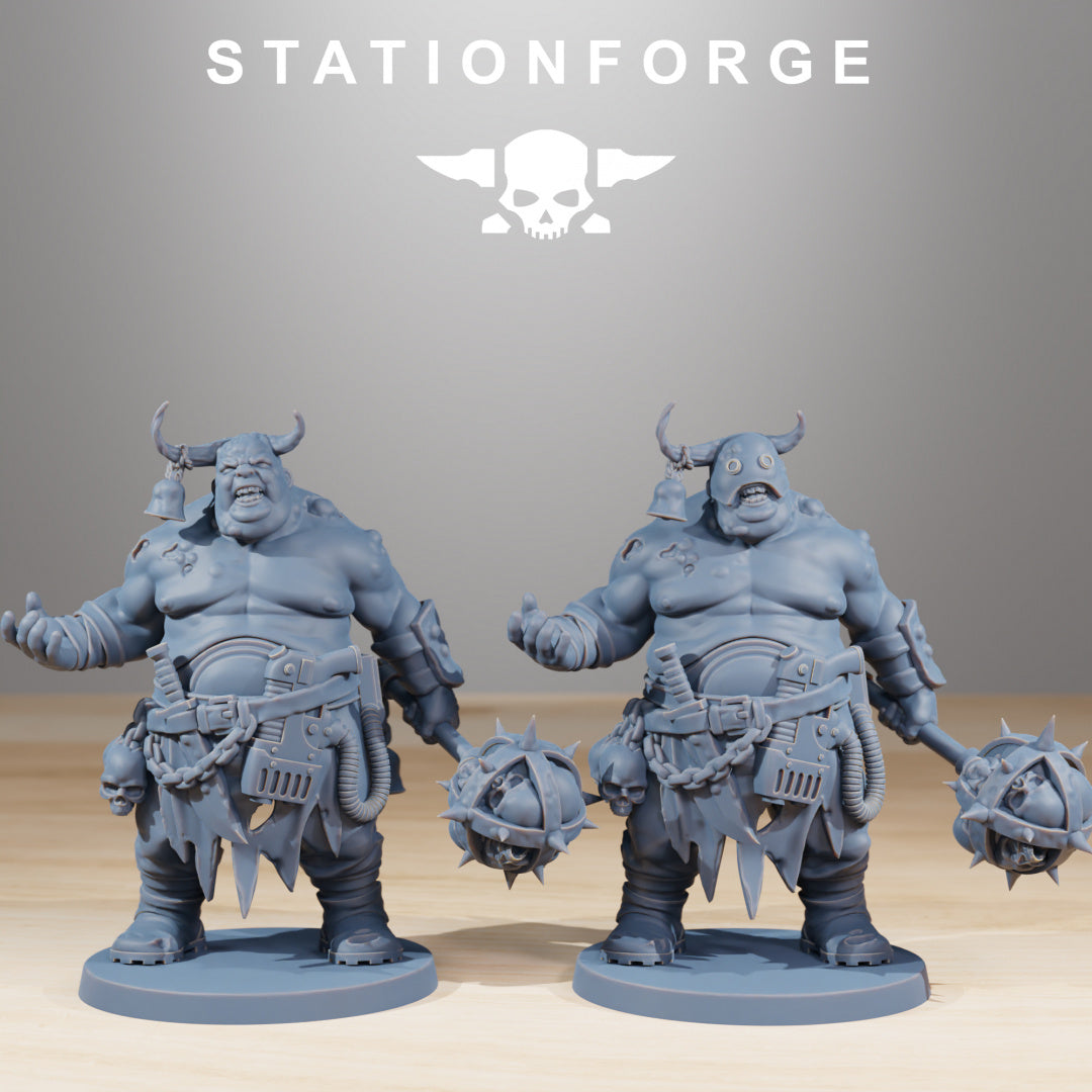 Corrupted Guard Walkers - Compatible with Warhammer 40K - by Station Forge - Tabletop RPG Miniature - Roleplaying 3D Printed Fantasy Mini