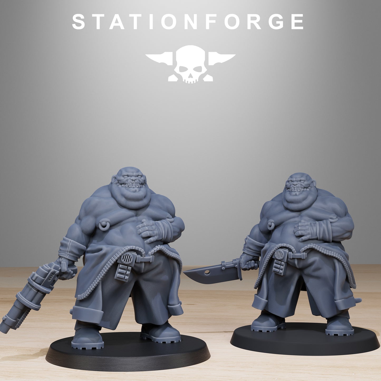 Corrupted Guard Wretched - Compatible with Warhammer 40K - by Station Forge - Tabletop RPG Miniature - Roleplaying 3D Printed Fantasy Mini