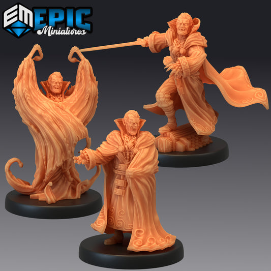 Count Dracula Set / Classic Vampire Lord / Blood Castle Boss Encounter - by Epic Miniatures - Tabletop RPG Miniature - Roleplaying 3D Printed Fantasy Mini