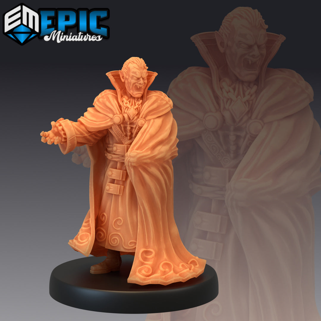 Count Dracula Set / Classic Vampire Lord / Blood Castle Boss Encounter - by Epic Miniatures - Tabletop RPG Miniature - Roleplaying 3D Printed Fantasy Mini