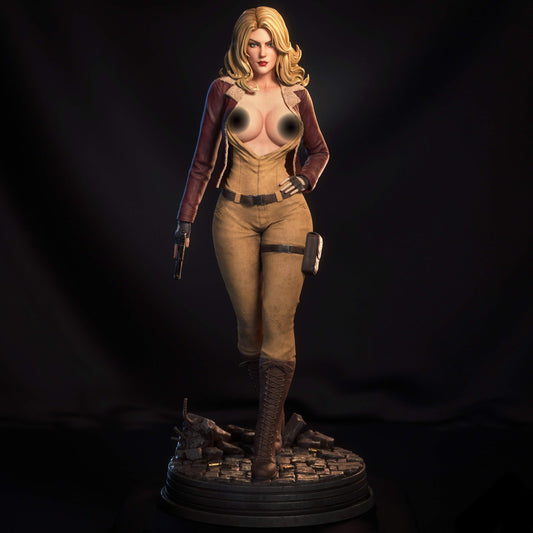 Cover Girl NSFW Sculpture (75mm to 500mm) - Unassembled/Unpainted/3D Print