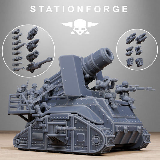 Freeguard Artillery Mini Tank - by Station Forge - TTRPG - Wargaming - Grimdark