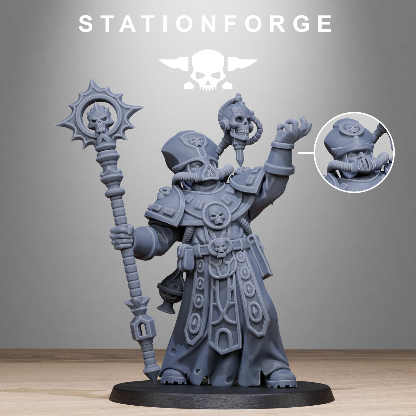 Vodalites Priest - by Station Forge - TTRPG - Wargaming - Grimdark