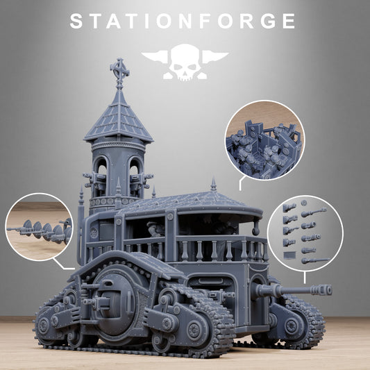 Vodalites Heavy Tank - by Station Forge - TTRPG - Wargaming - Grimdark