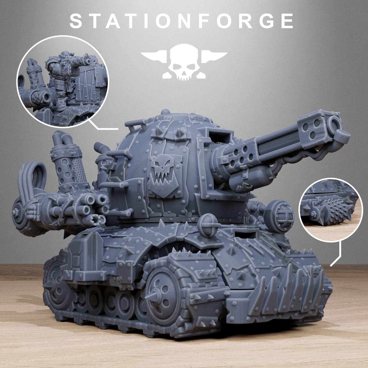 Orkaz Mini Tank - TTRPG - Wargaming - Grimdark