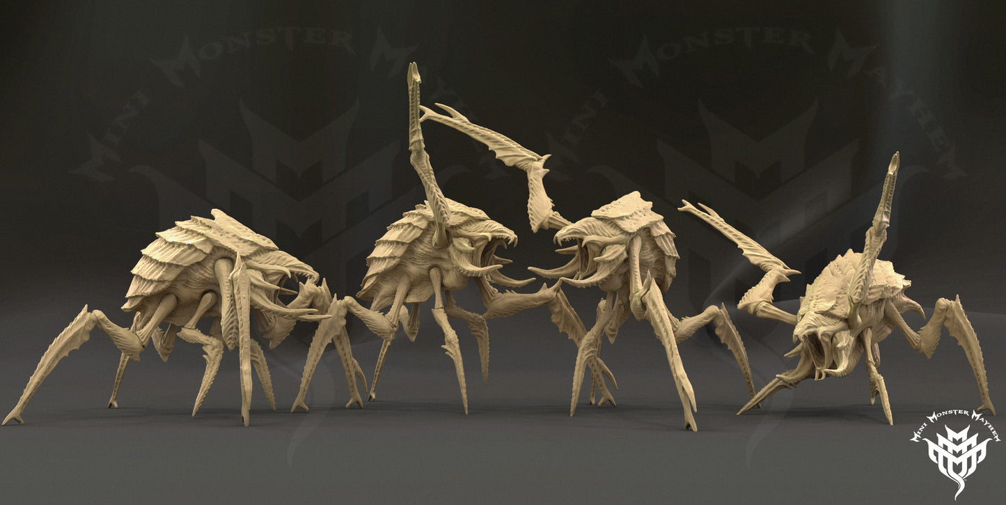 Crazed Arthro - Alien Bug - by Mini Monster Mayhem- Tabletop RPG Miniature - Roleplaying 3D Printed Fantasy Mini