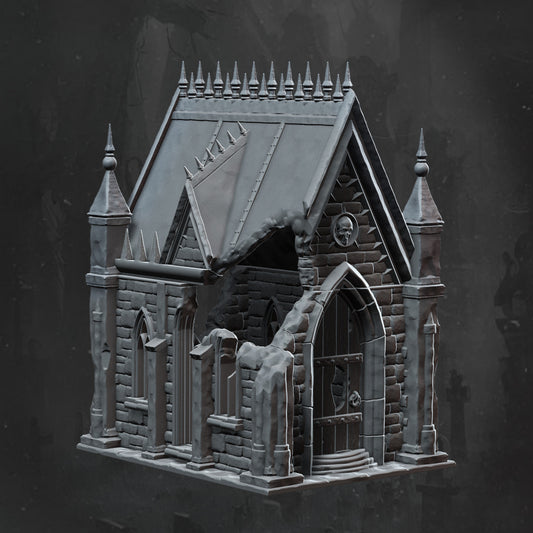 Crypt Ruins - Scatter Terrain - Dungeons and Dragons - Lord of the Rings - RPG Miniatures - by Monolith Arts - Tabletop RPG Miniature - Roleplaying 3D Printed Fantasy Mini