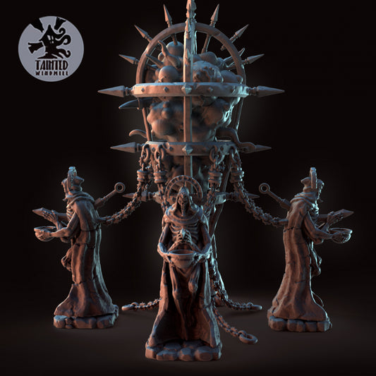 Cursed Sealed Flesh - Mordheim - Dungeons and Dragons - by Tainted Windmill - Tabletop RPG Miniature - Roleplaying 3D Printed Fantasy Mini