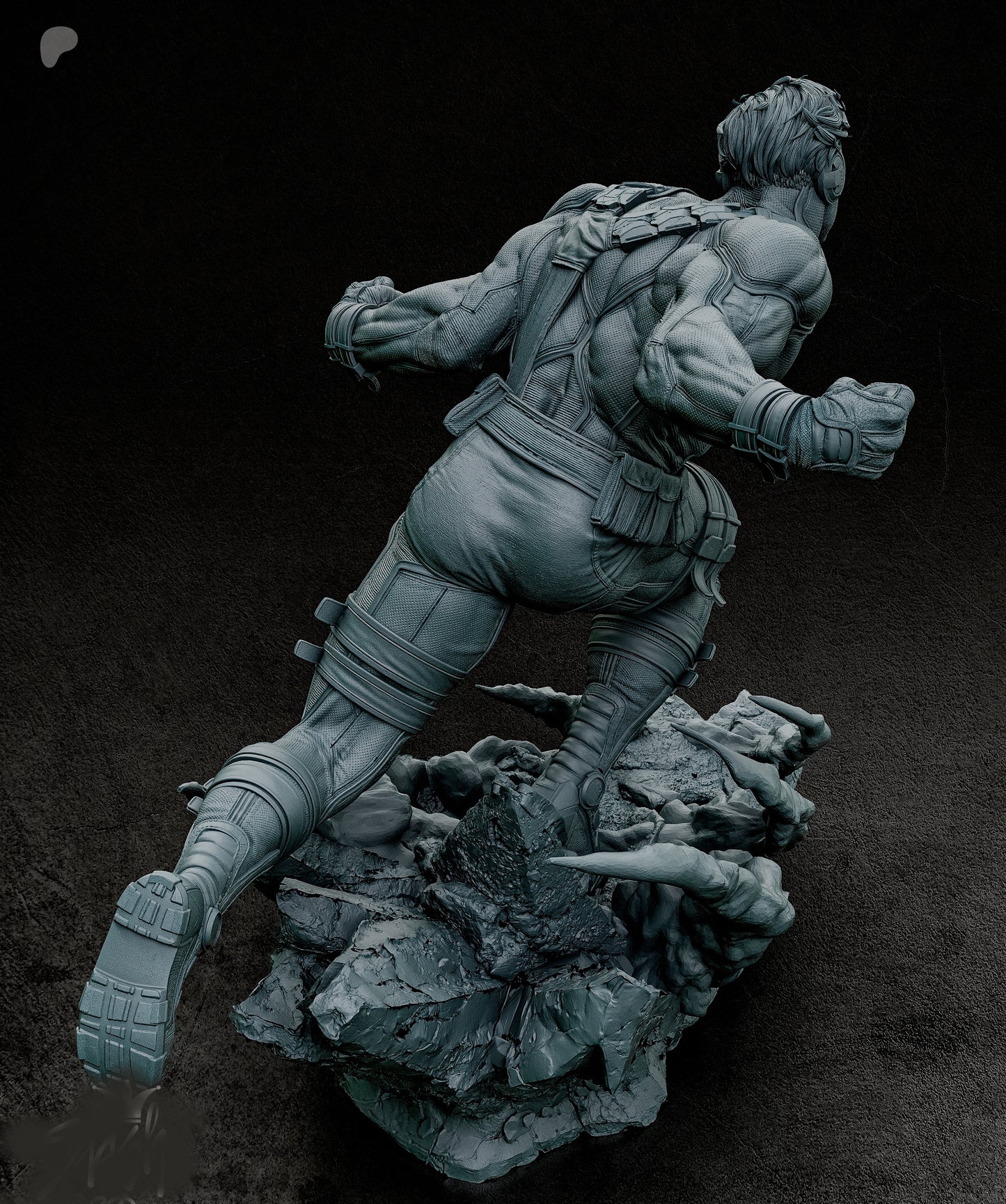Cyclops Sculpture(75mm to 500mm) - Unassembled/Unpainted/3D Print