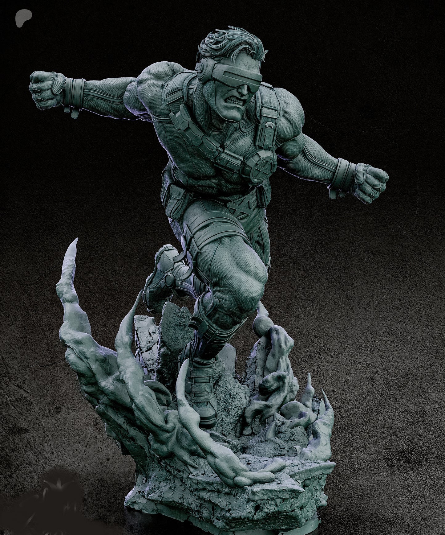 Cyclops Sculpture(75mm to 500mm) - Unassembled/Unpainted/3D Print