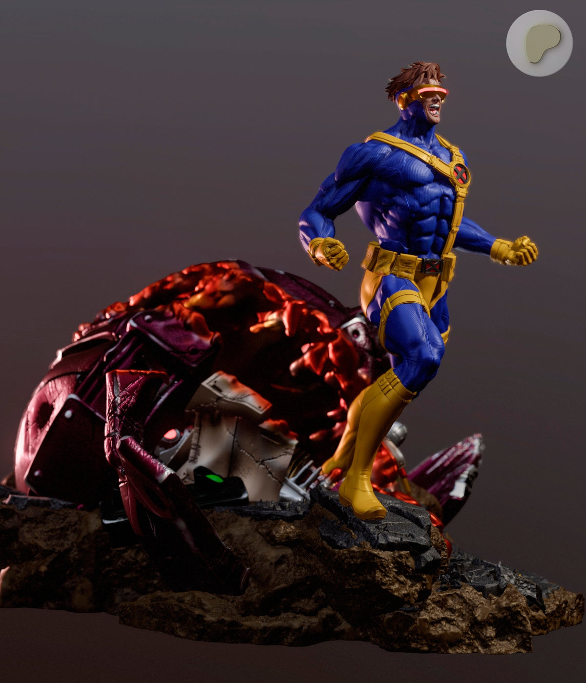 Cyclops Sculpture (75mm to 500mm) - Unassembled/Unpainted/3D Print