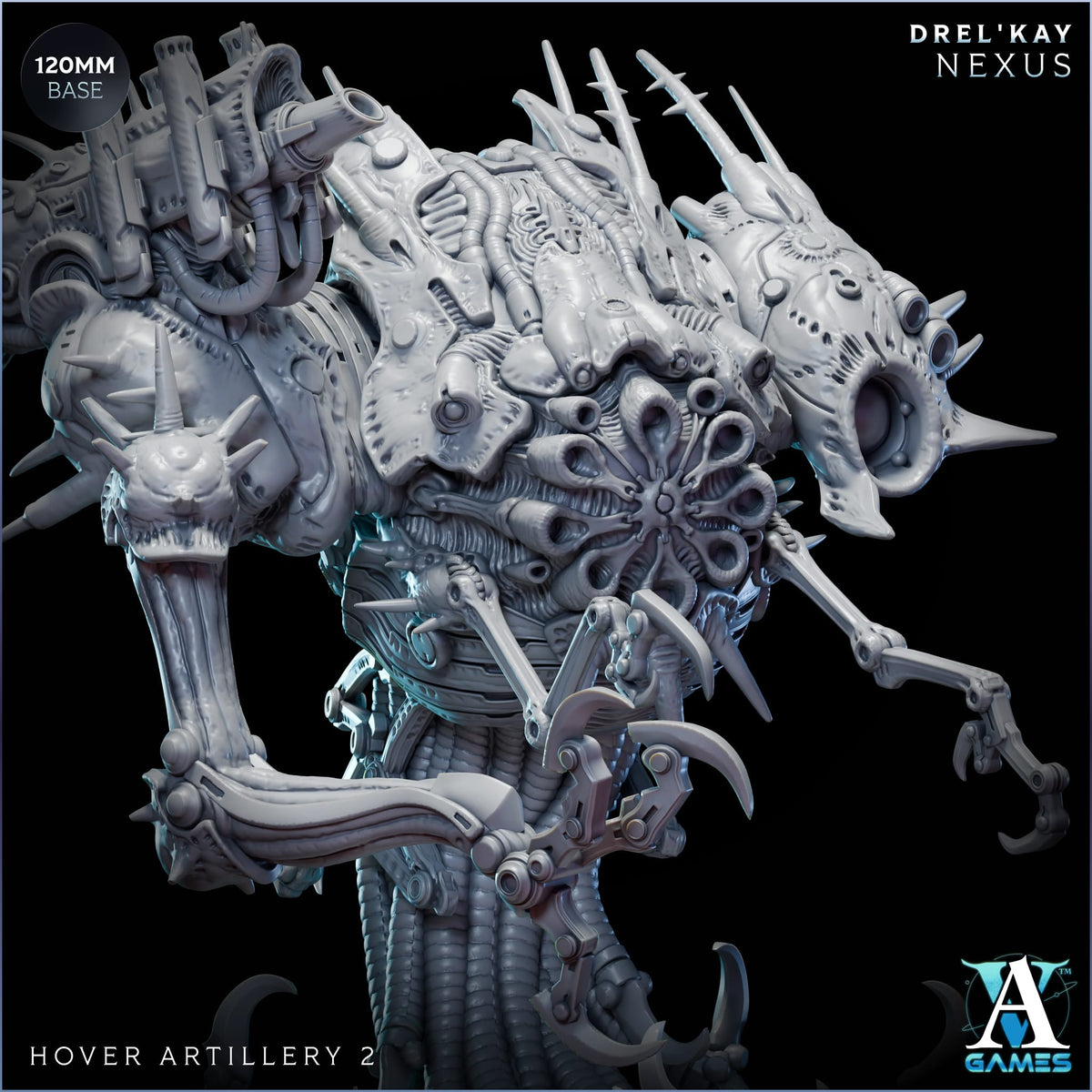 Hover Artillery V2 - Drel'Kay Nexus - TTRPG - Wargaming - Grimdark