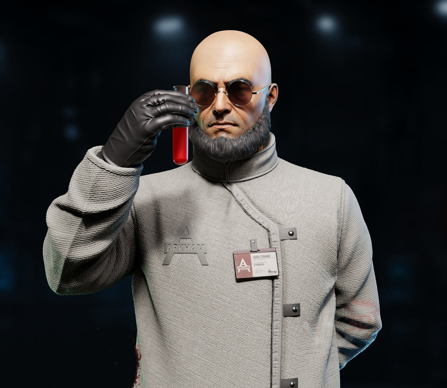 Hugo Strange Sculpture (75mm to 500mm) - Unassembled/Unpainted/3D Print