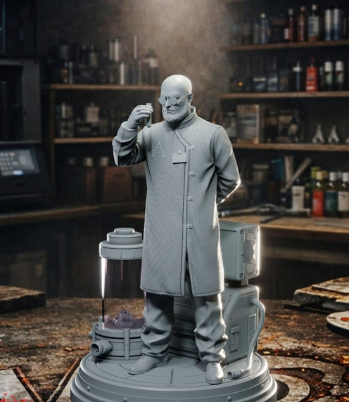 Hugo Strange Sculpture (75mm to 500mm) - Unassembled/Unpainted/3D Print