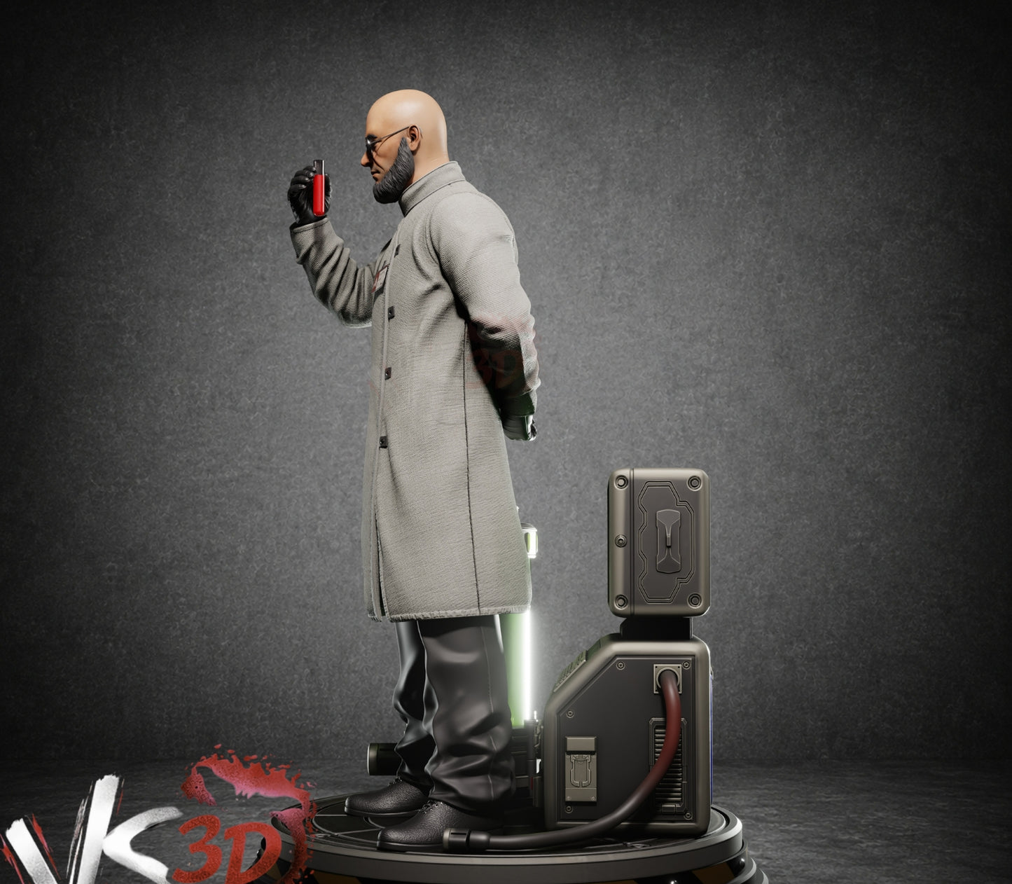 Hugo Strange Sculpture (75mm to 500mm) - Unassembled/Unpainted/3D Print