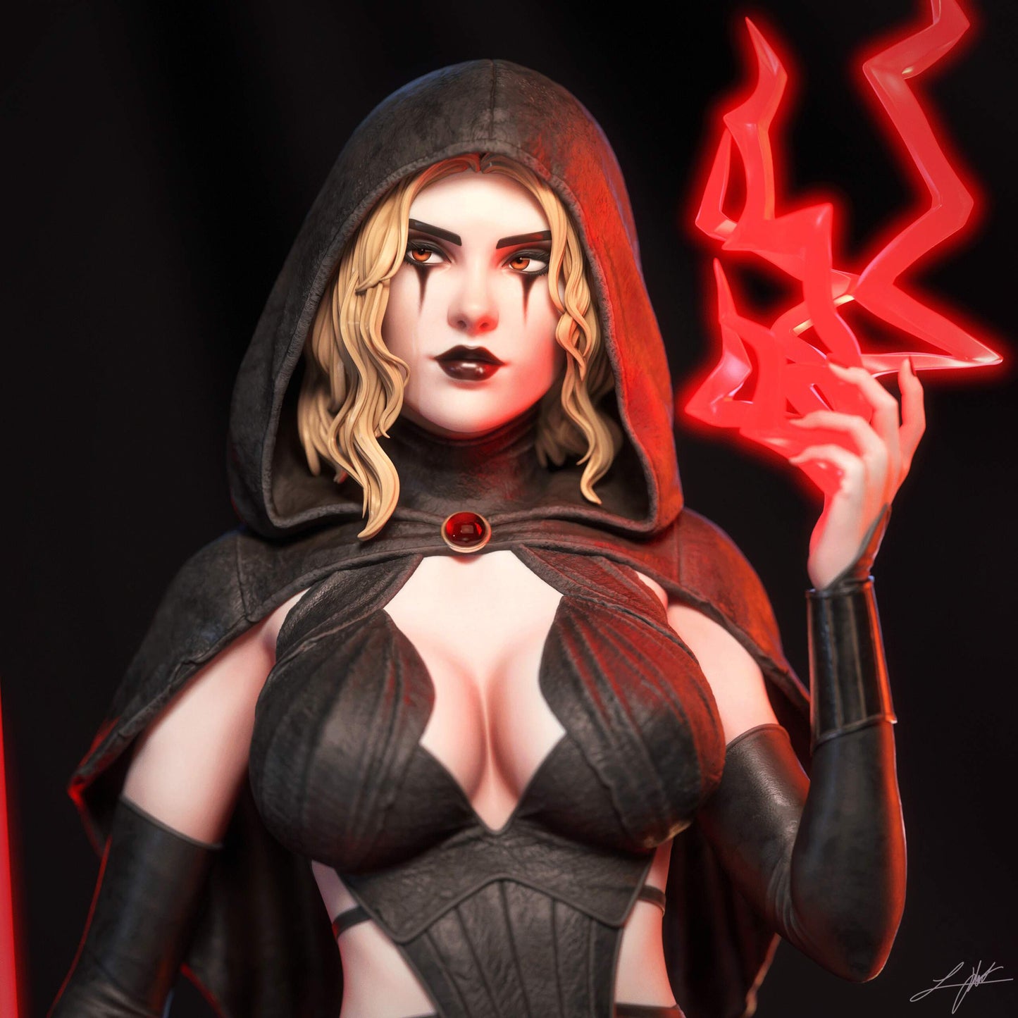 Darth Zannah Sculpture (75mm to 500mm) - Unassembled/Unpainted/3D Print
