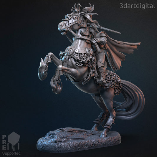 D'Artagnan Richelloue, The Headless Rider - Undead - by 3dartDigital - Tabletop RPG Miniature - Roleplaying 3D Printed Fantasy Mini
