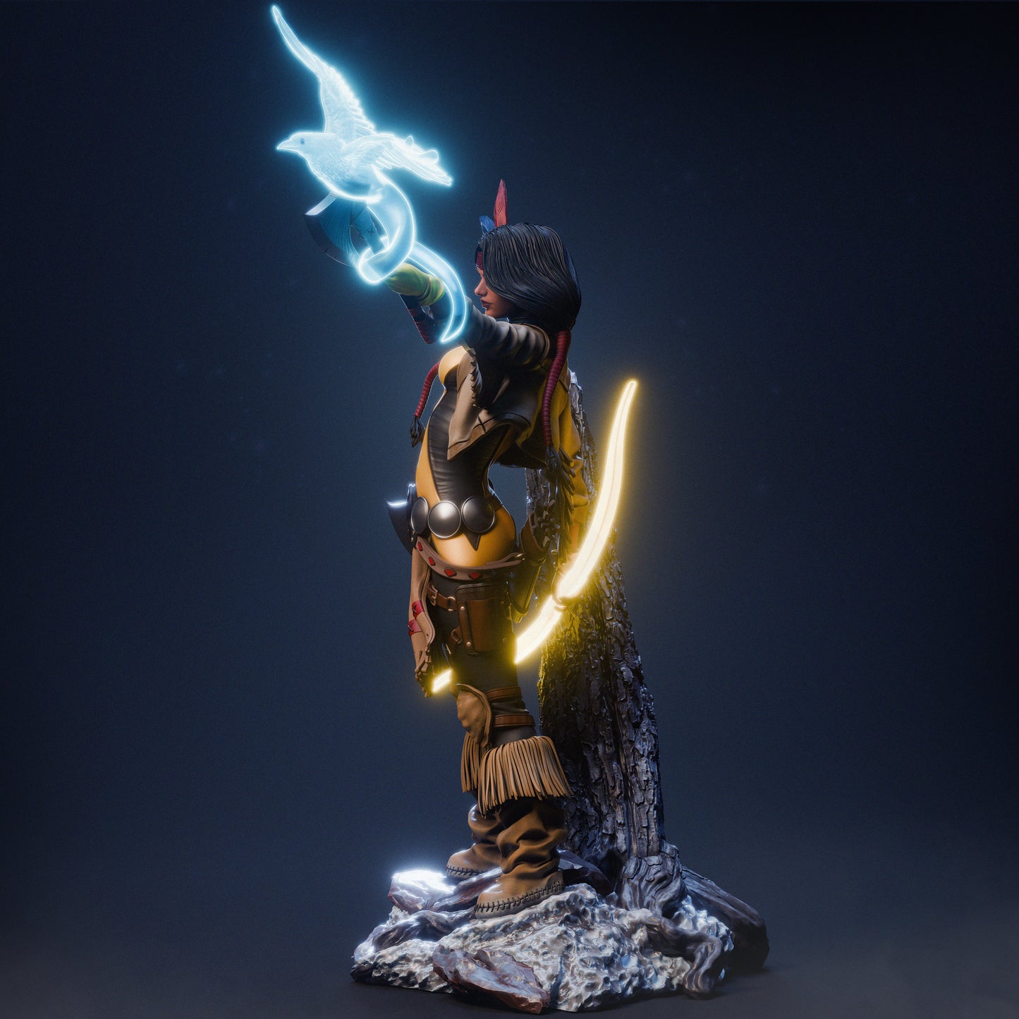 X-Men - Dani Moonstar Mirage Sculpture