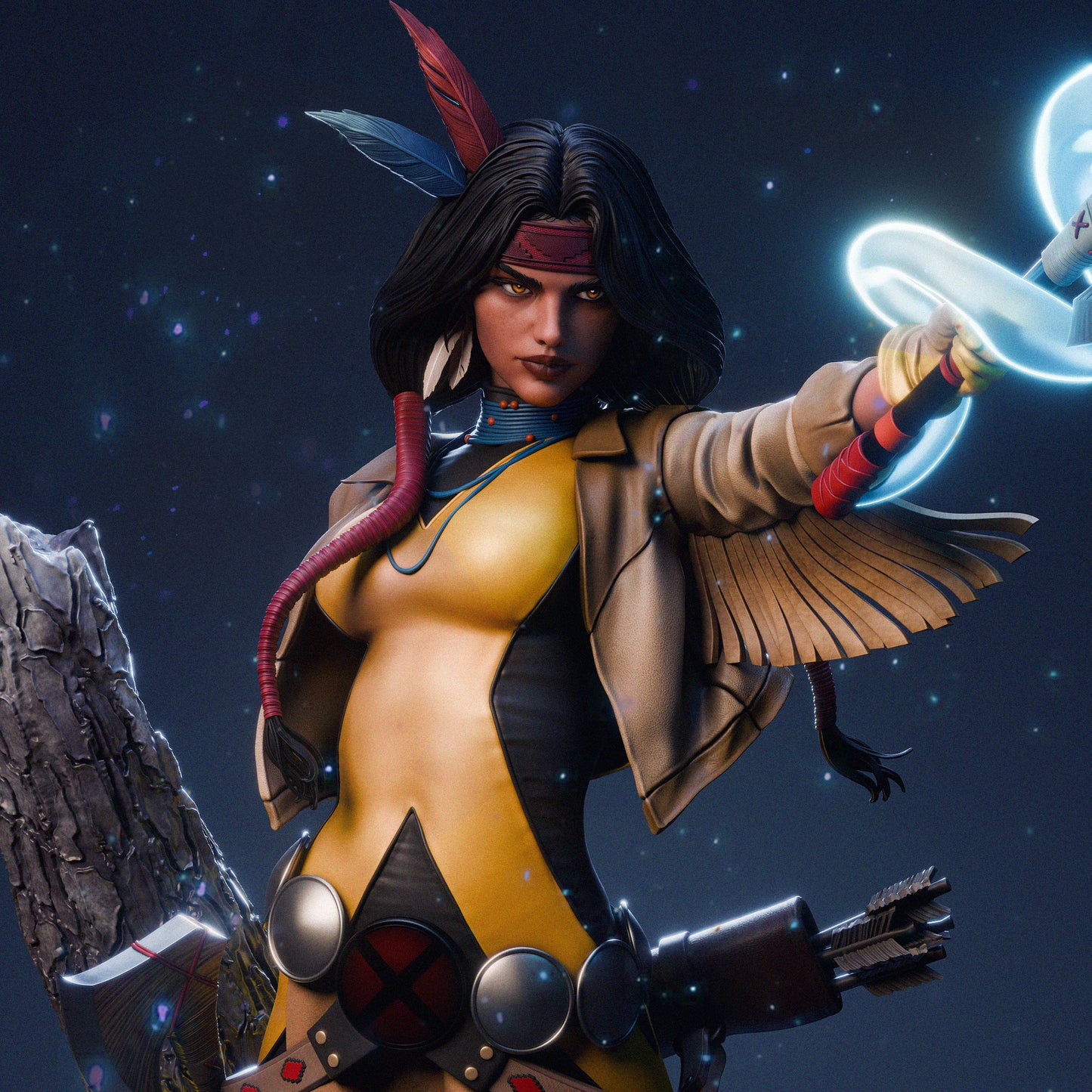 X-Men - Dani Moonstar Mirage Sculpture