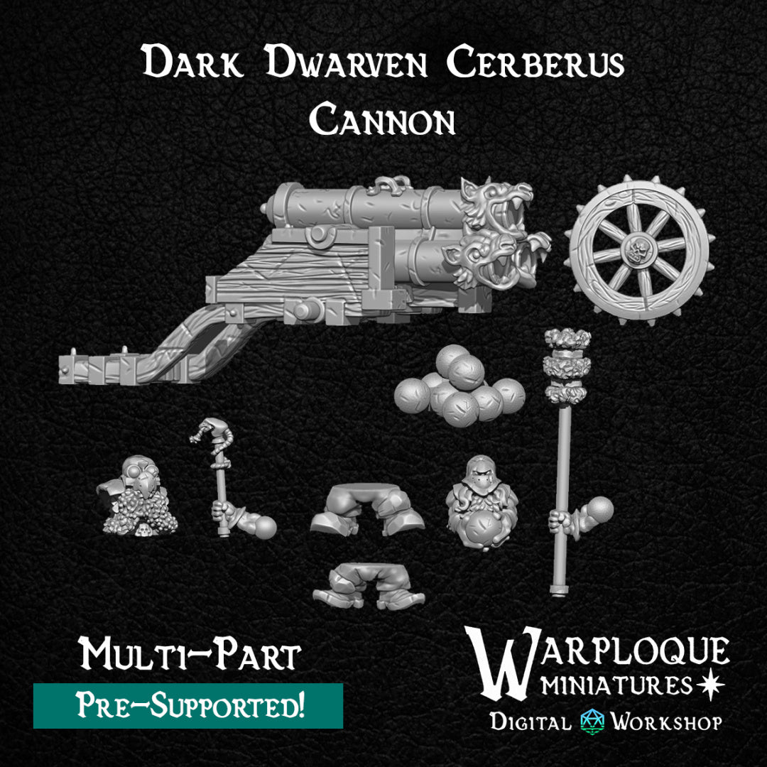 Dark Dwarven Cerberus Cannon - Chaos Dwarves - Infernal Dwarves - Dung ...