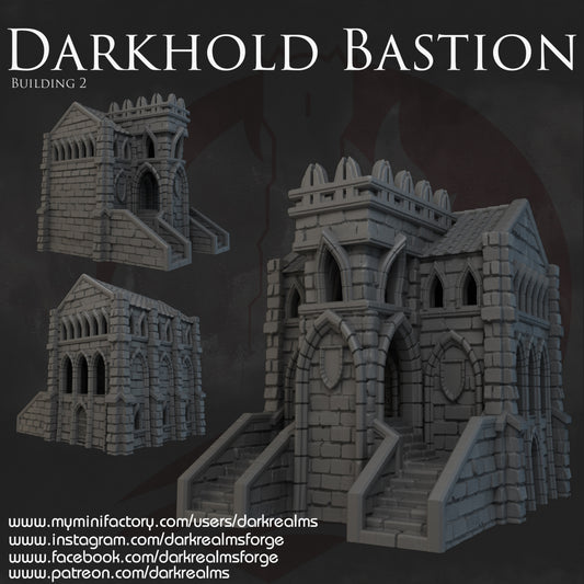 Darkhold Bastion - Terrain - Dungeons and Dragons - Lord of the Rings - by Dark Realms - Tabletop RPG Miniature - Roleplaying 3D Printed Fantasy Mini