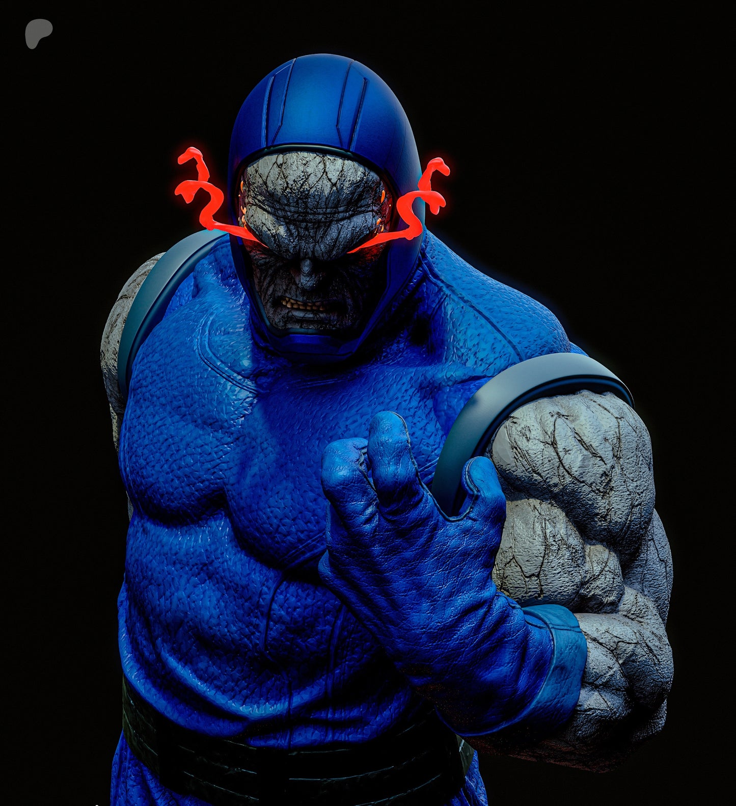 Darkseid Sculpture (75mm to 500mm) - Unassembled/Unpainted/3D Print