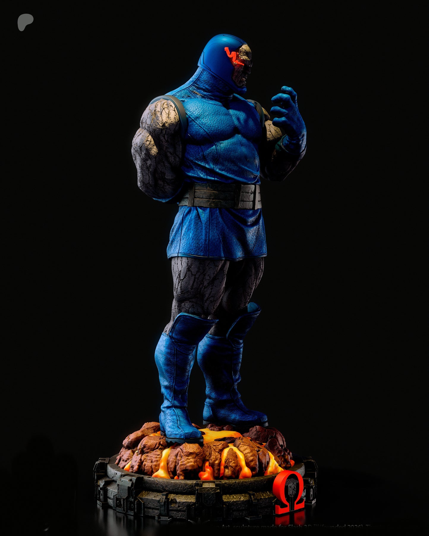 Darkseid Sculpture (75mm to 500mm) - Unassembled/Unpainted/3D Print