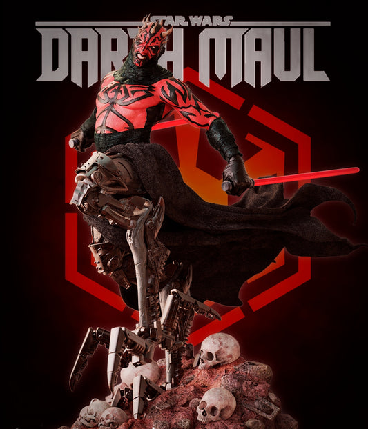 Darth Maul Sculpture (75mm to 500mm) Star Wars - Unassembled/Unpainted/3D Print