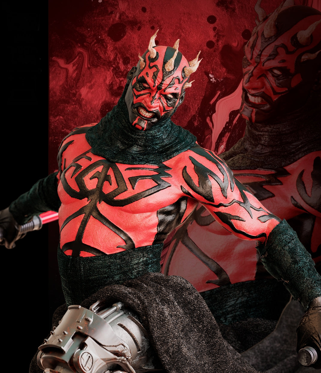 Darth Maul Sculpture (75mm to 500mm) Star Wars - Unassembled/Unpainted/3D Print