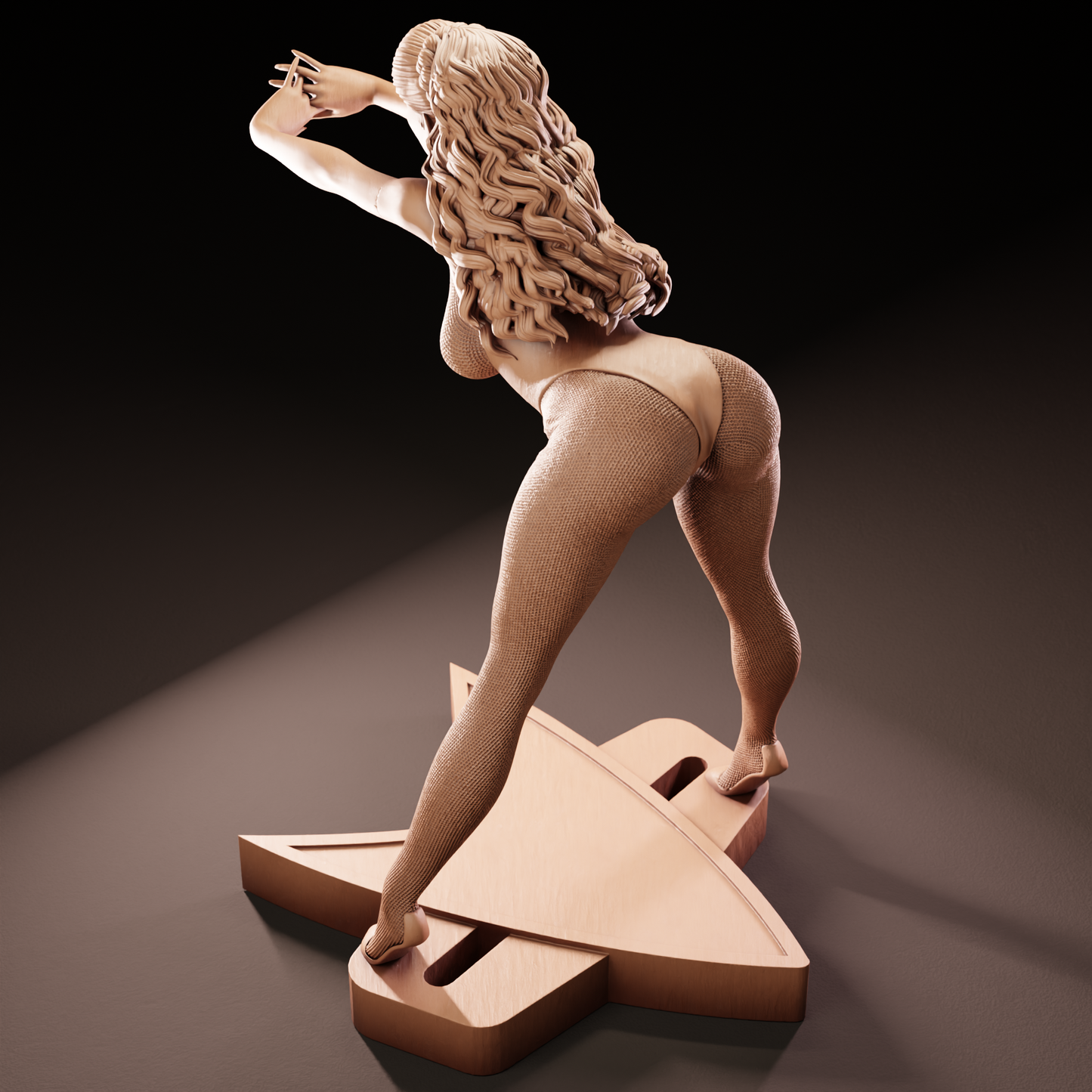 Deanna Troi STNG Sculpture (75mm to 500mm) - Unassembled/Unpainted/3D Print