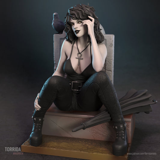 Death Sculpture (75mm to 500mm)- by Torrida - Sandman - Unassembled - Unpainted - 3DPrint
