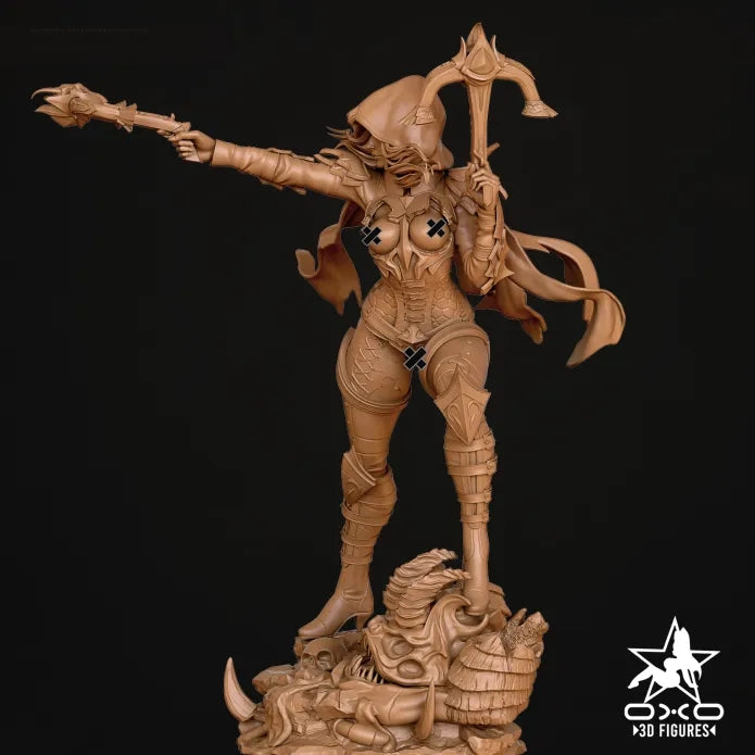 Demon Hunter NSFW Sculpture (75mm to 500mm) - Unassembled/Unpainted/3D Print