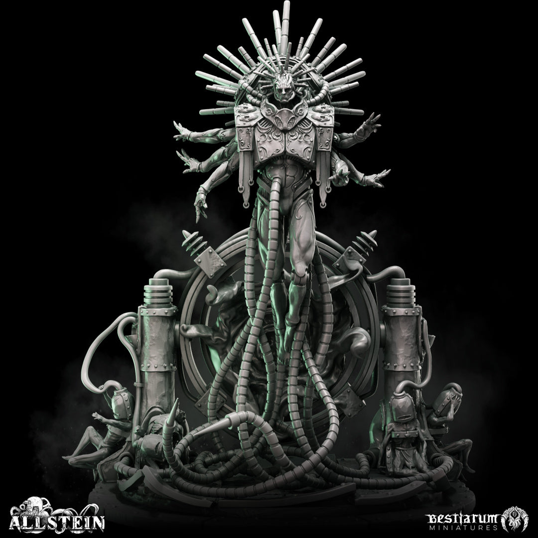 Divine Machine - The Mechanical God- by Bestiarium Miniatures- Tabletop RPG Miniature - Roleplaying 3D Printed Fantasy Mini