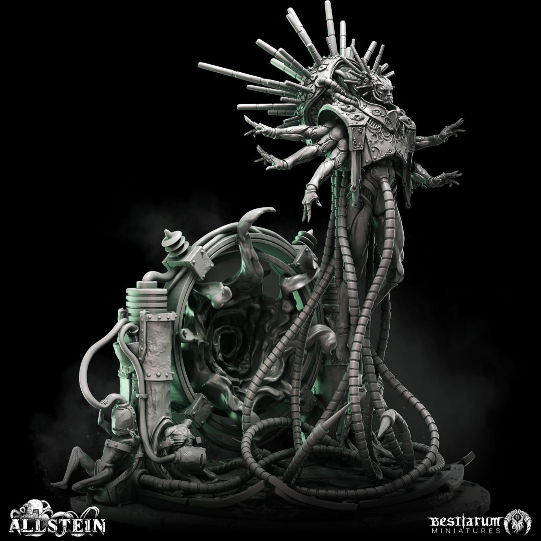 Divine Machine - The Mechanical God- by Bestiarium Miniatures- Tabletop RPG Miniature - Roleplaying 3D Printed Fantasy Mini